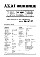 Akai AAV-205-Service-Manual 